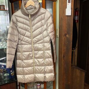 Michael Kors Light Brown Puffer Jacket
